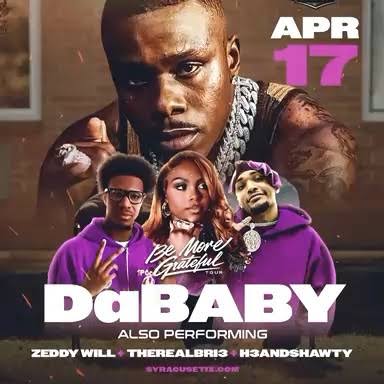 DaBaby Show — Flyer